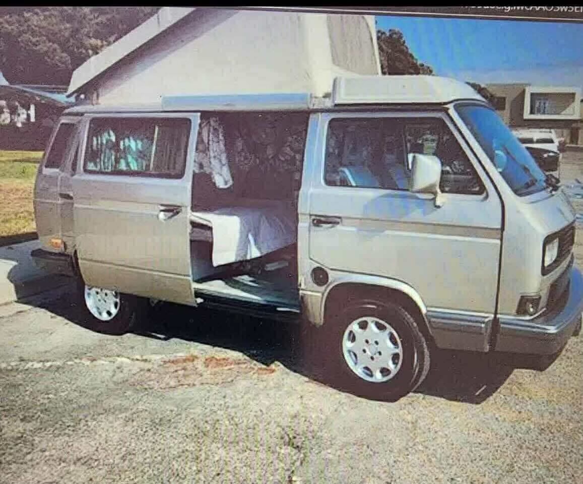 Volkswagen-BusVanagon-1991-Van-Camper-Gray