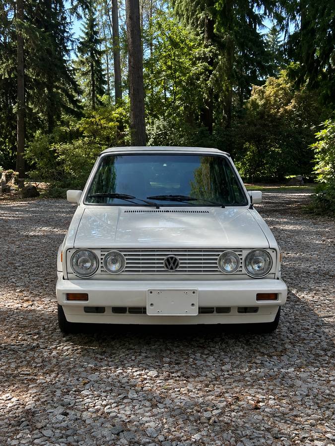 Volkswagen-Cabriolet-1988-White