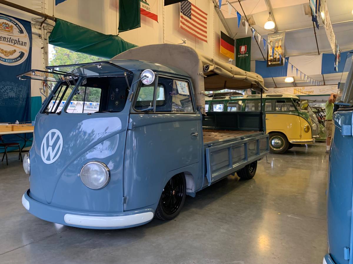 Volkswagen-Single-cab-1954-Blue