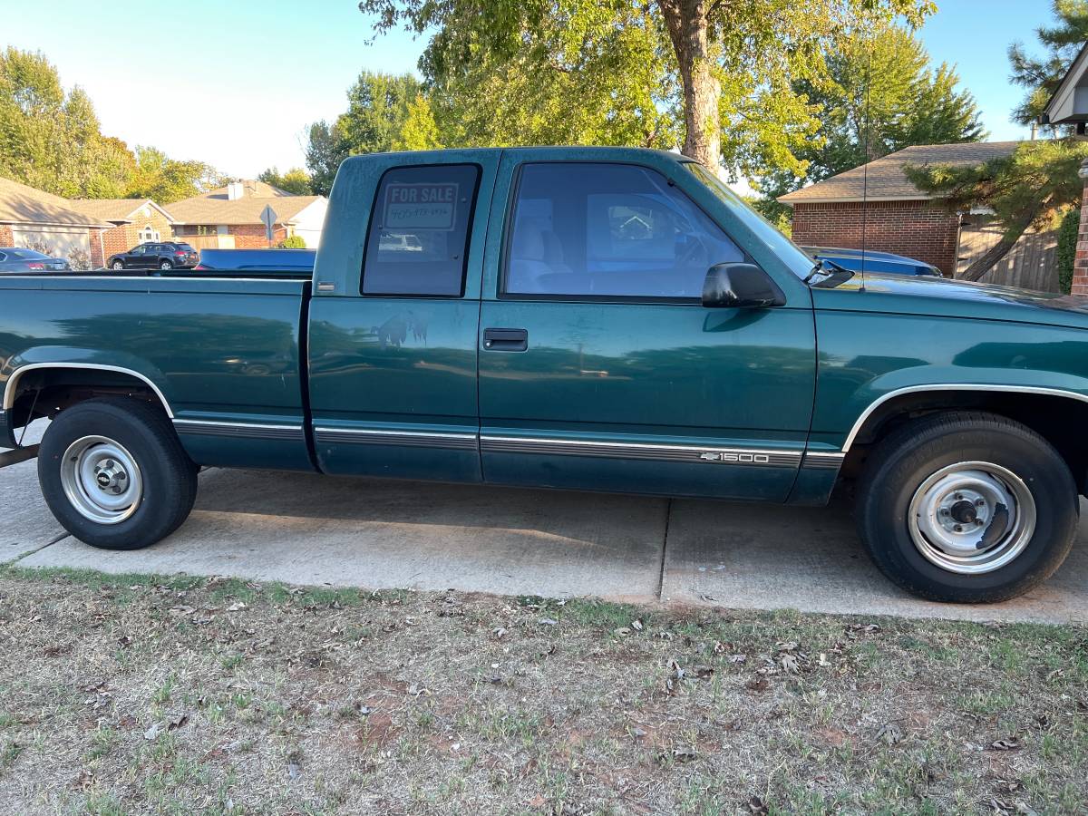 95-extended-cab-silverado-chevrolet-pickup-1995-Green