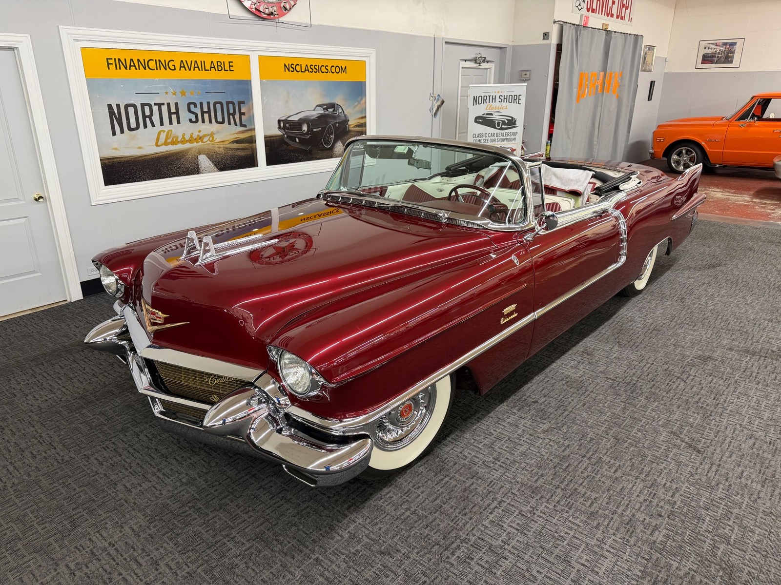 Cadillac-Eldorado-1956-Convertible-Red