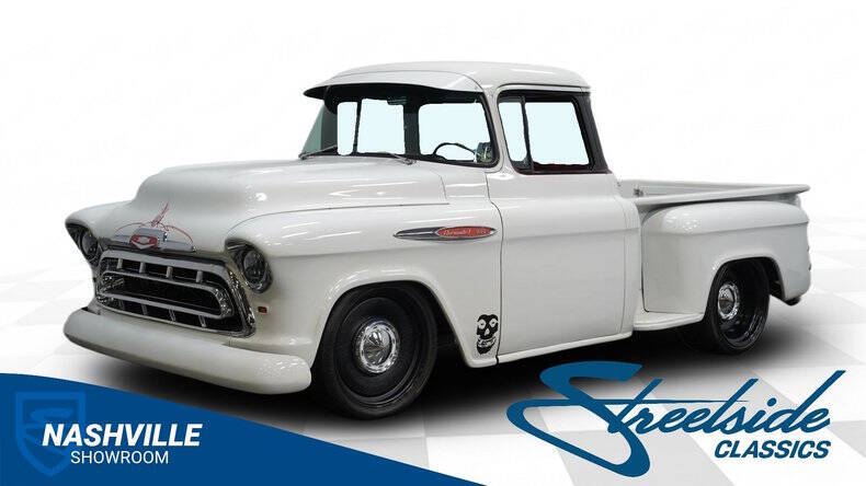 Chevrolet-3100-1957-White-Red