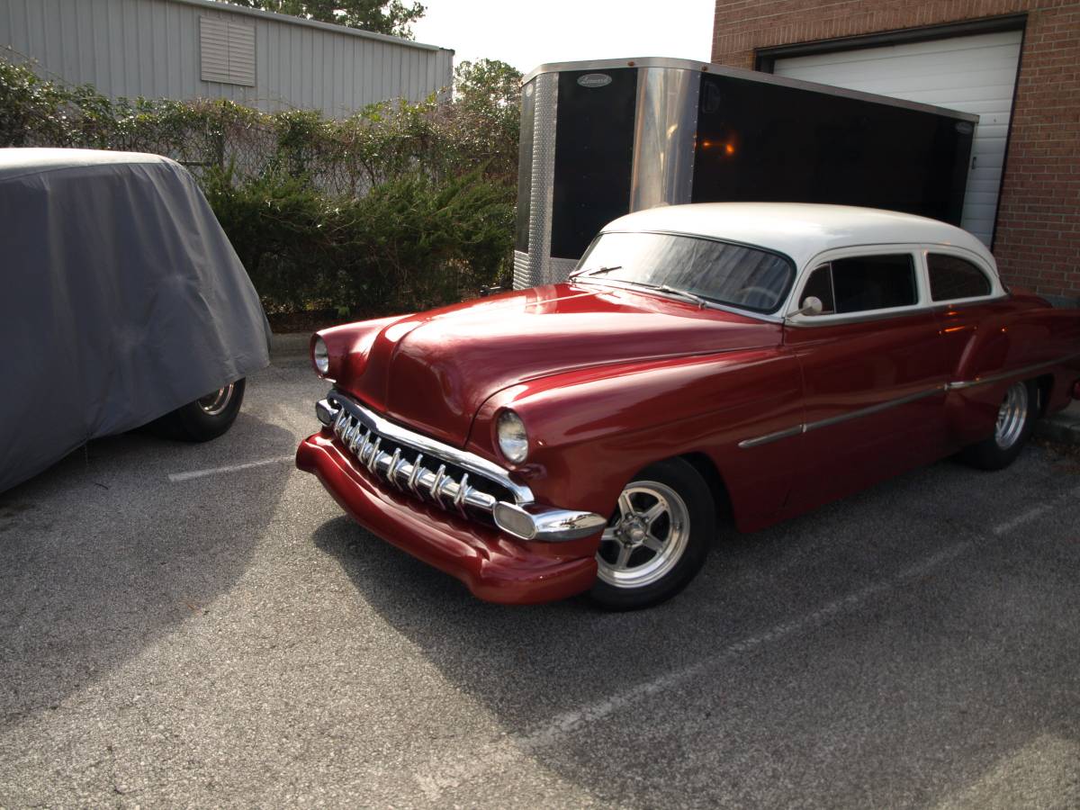 Chevrolet-Bel-air-1954-Red
