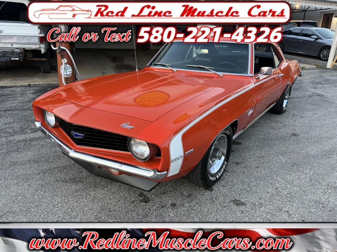 Chevrolet-Camaro-1969-American-Muscle-Car-Black