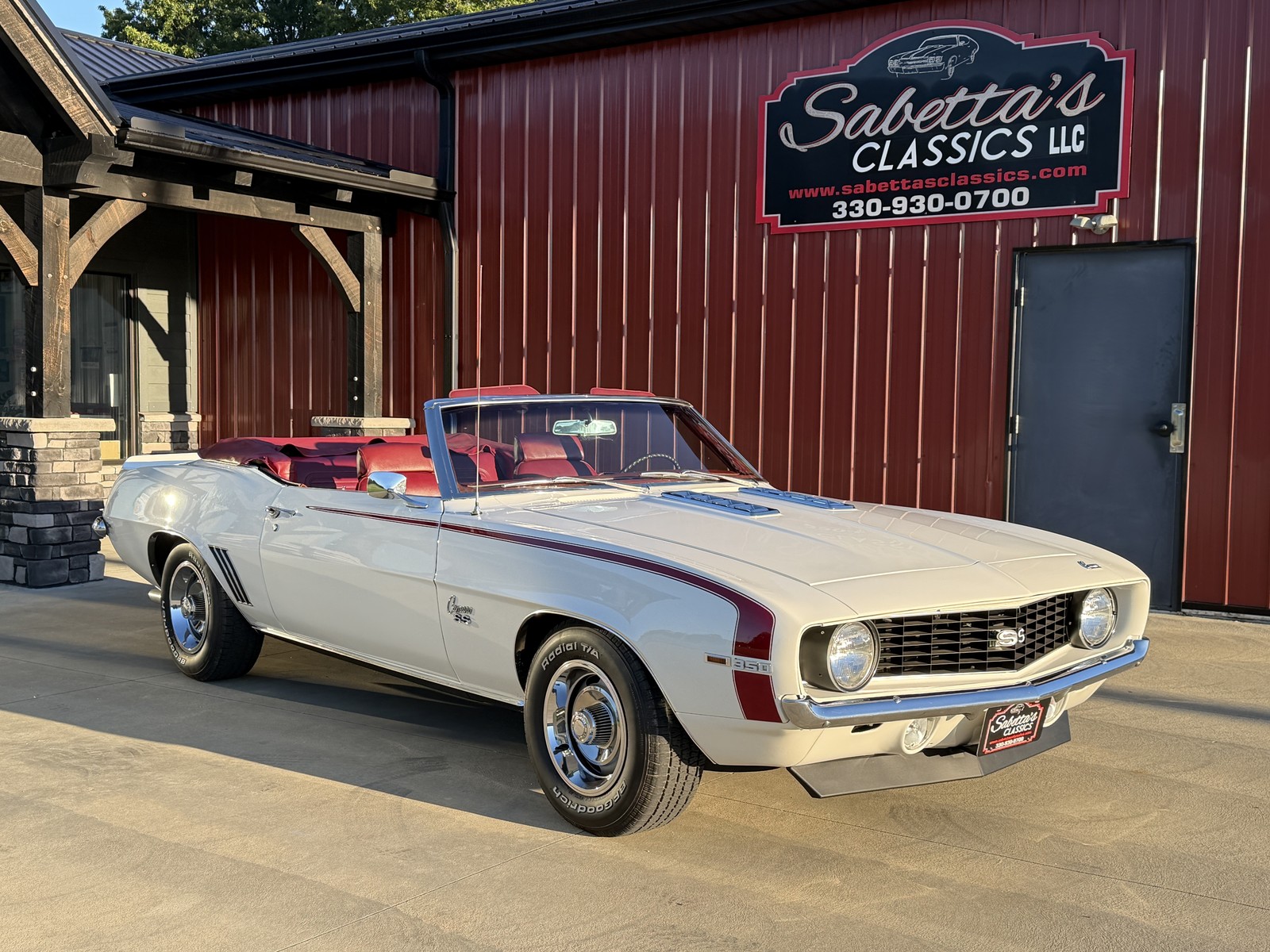 Chevrolet-Camaro-1969-Convertible-Red