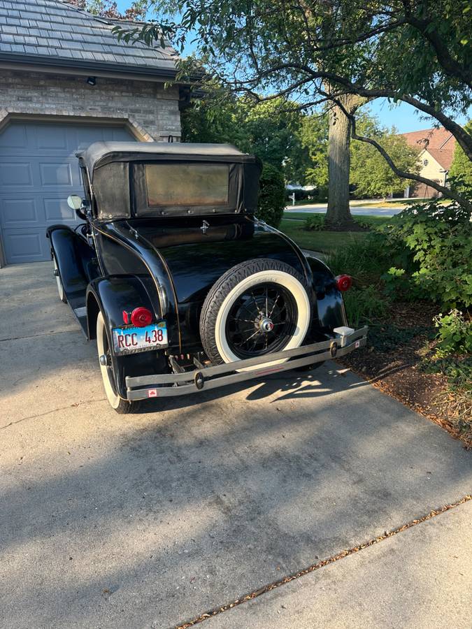 Ford-1929-shay-model-a-replica-1980-Black