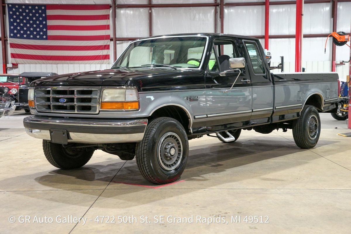 Ford-F-250-1994-Extended-Cab-Pickup-Gray