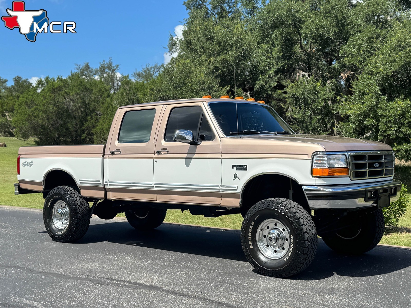Ford-F-250-1997-Crew-Cab-Pickup-Tan