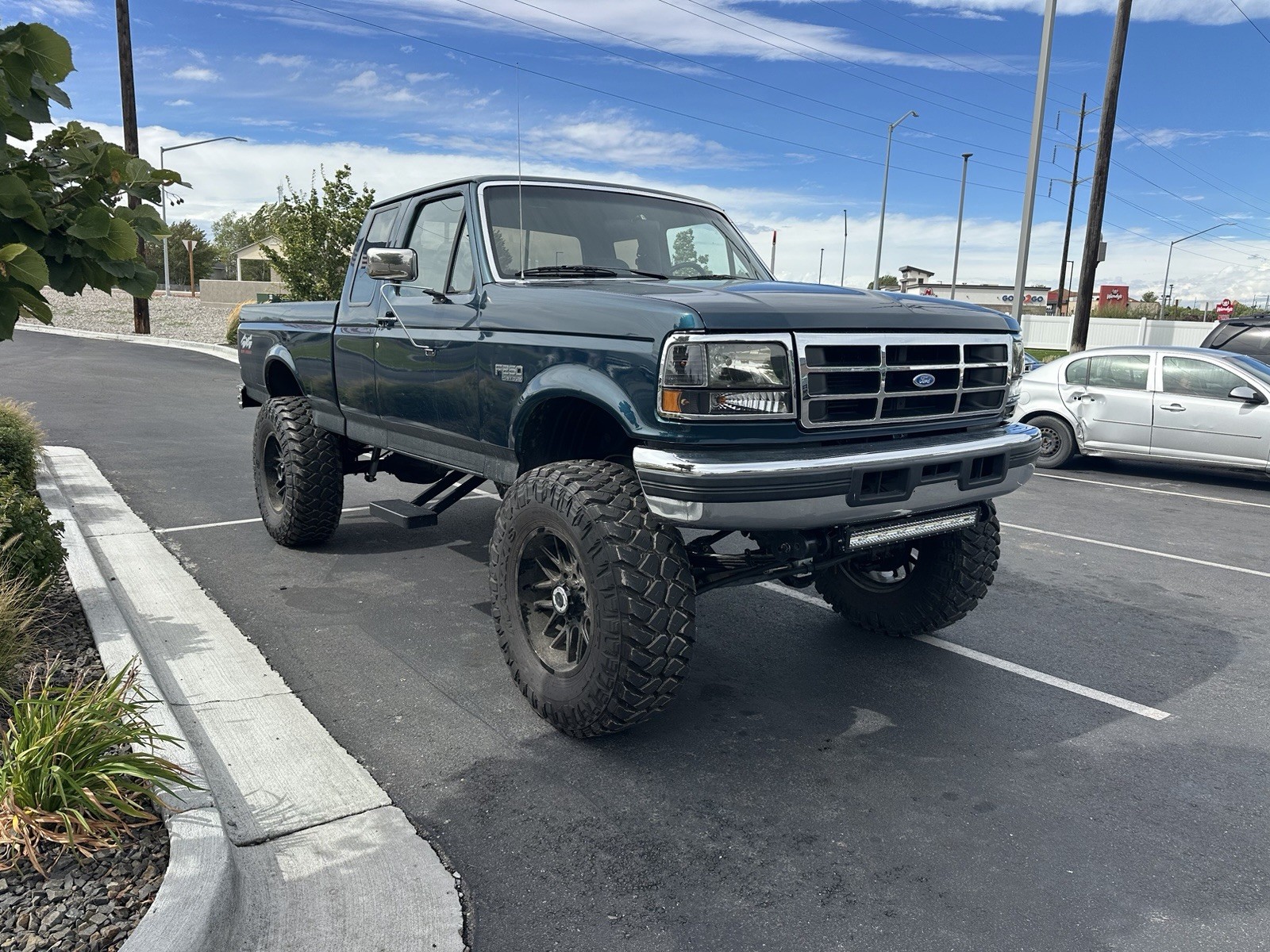 Ford-F-250-HD-1997-Extended-Cab-Pickup-Gray