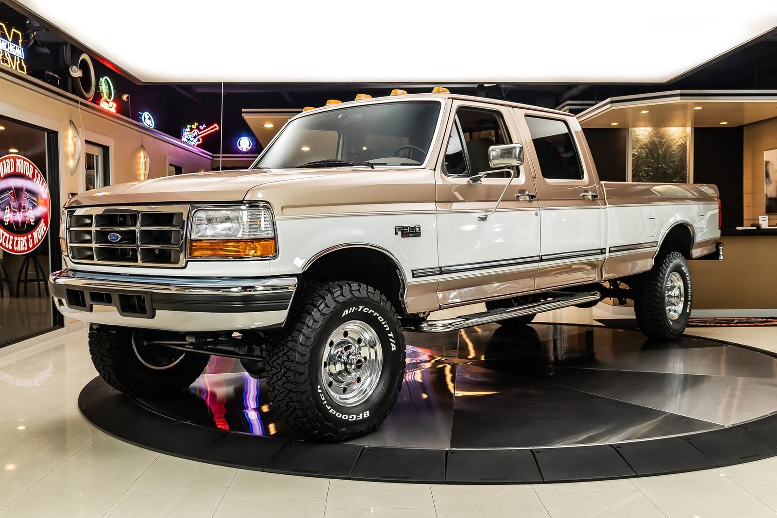 Ford-F-350-1997-Pickup-Truck-Tan