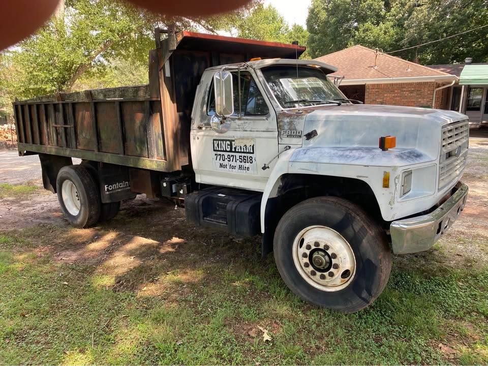 Ford-F-800-1991-White