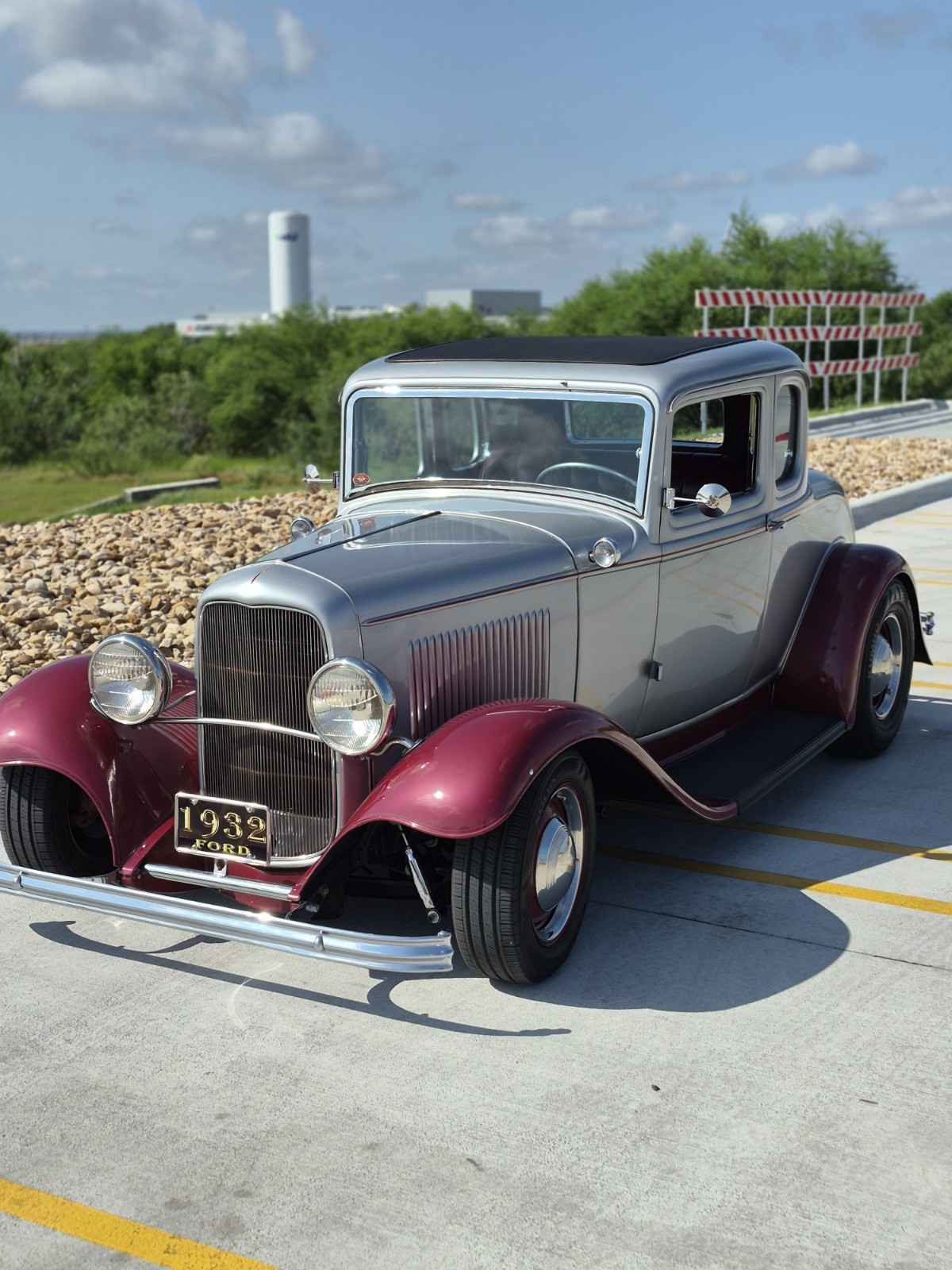 Ford-Other-1932-Coupe-Burgundy