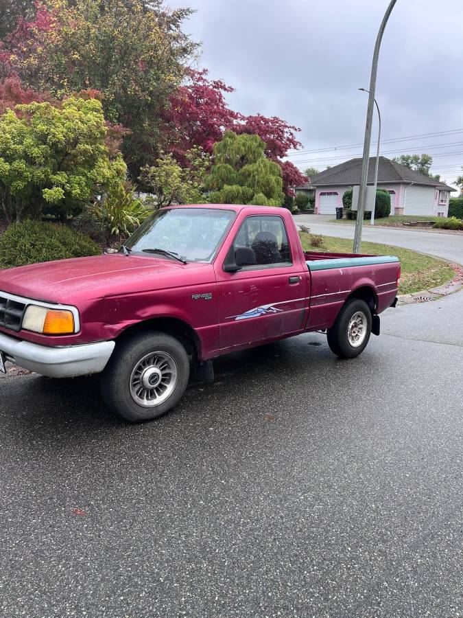 Ford-Ranger-truck-1994-Red