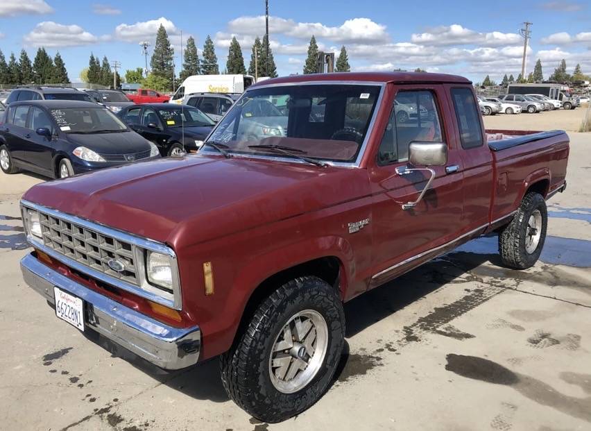 Ford-Ranger-xlt-4x4-1986-Red