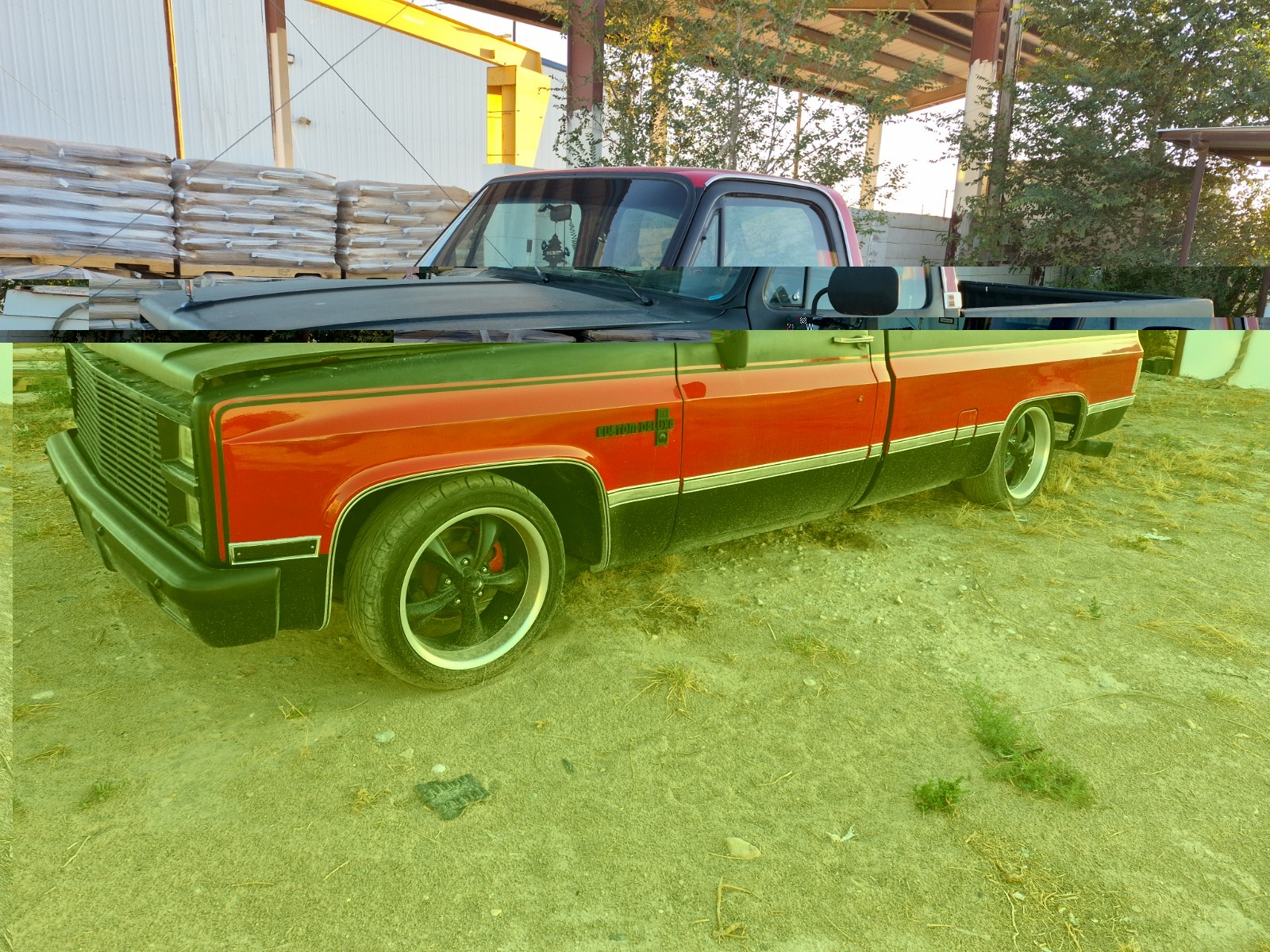 GMC-Sierra-1500-1982-Standard-Cab-Pickup-Burgundy