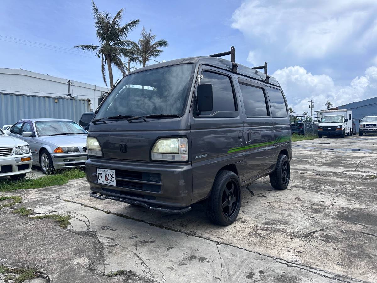 Honda-Street-v-kei-van-4wd-gray-1996-Gray