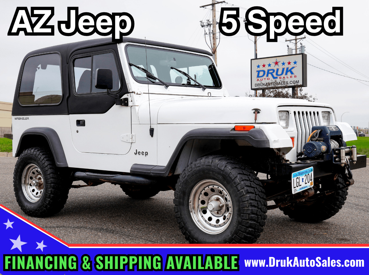 Jeep-Wrangler-YJ-1992-SUV-Gray