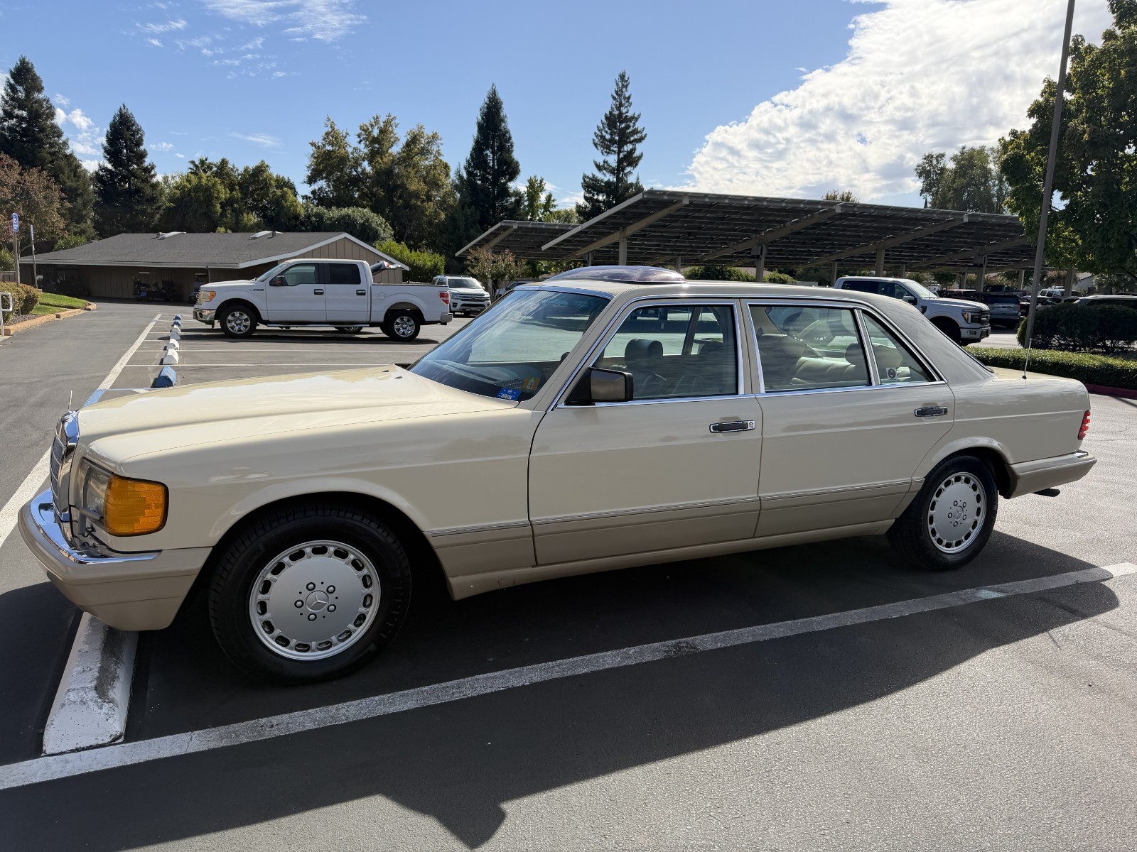 Mercedes-Benz-350SDL-1991-Sedan-Tan