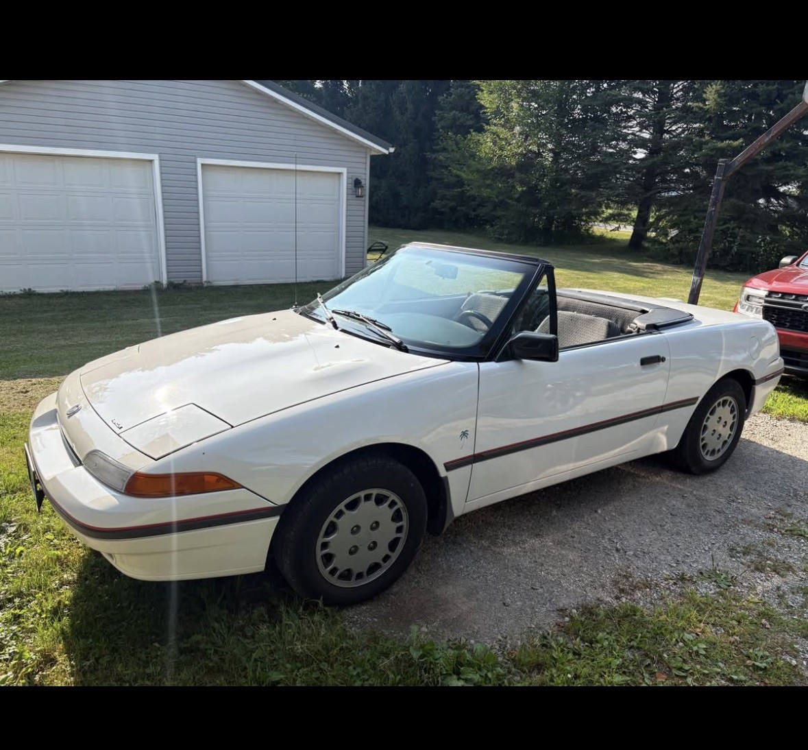 Mercury-Capri-1992-Convertible-Gray