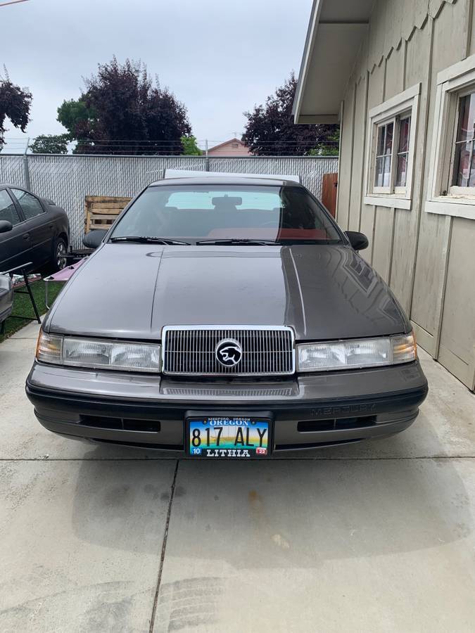 Mercury-Cougar-1990-Brown
