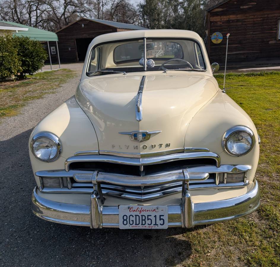 Plymouth-Coupe-1950-White