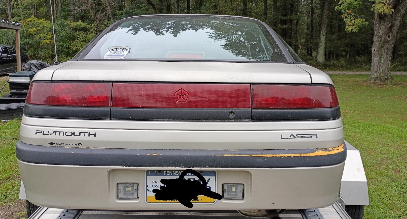 Plymouth-Laser-1990-Hatchback-Brown