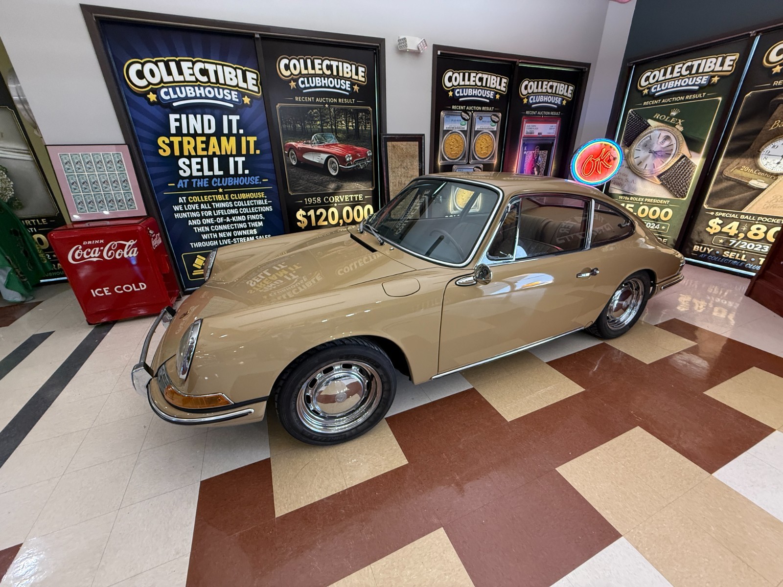 Porsche-912-1966-Coupe-Tan