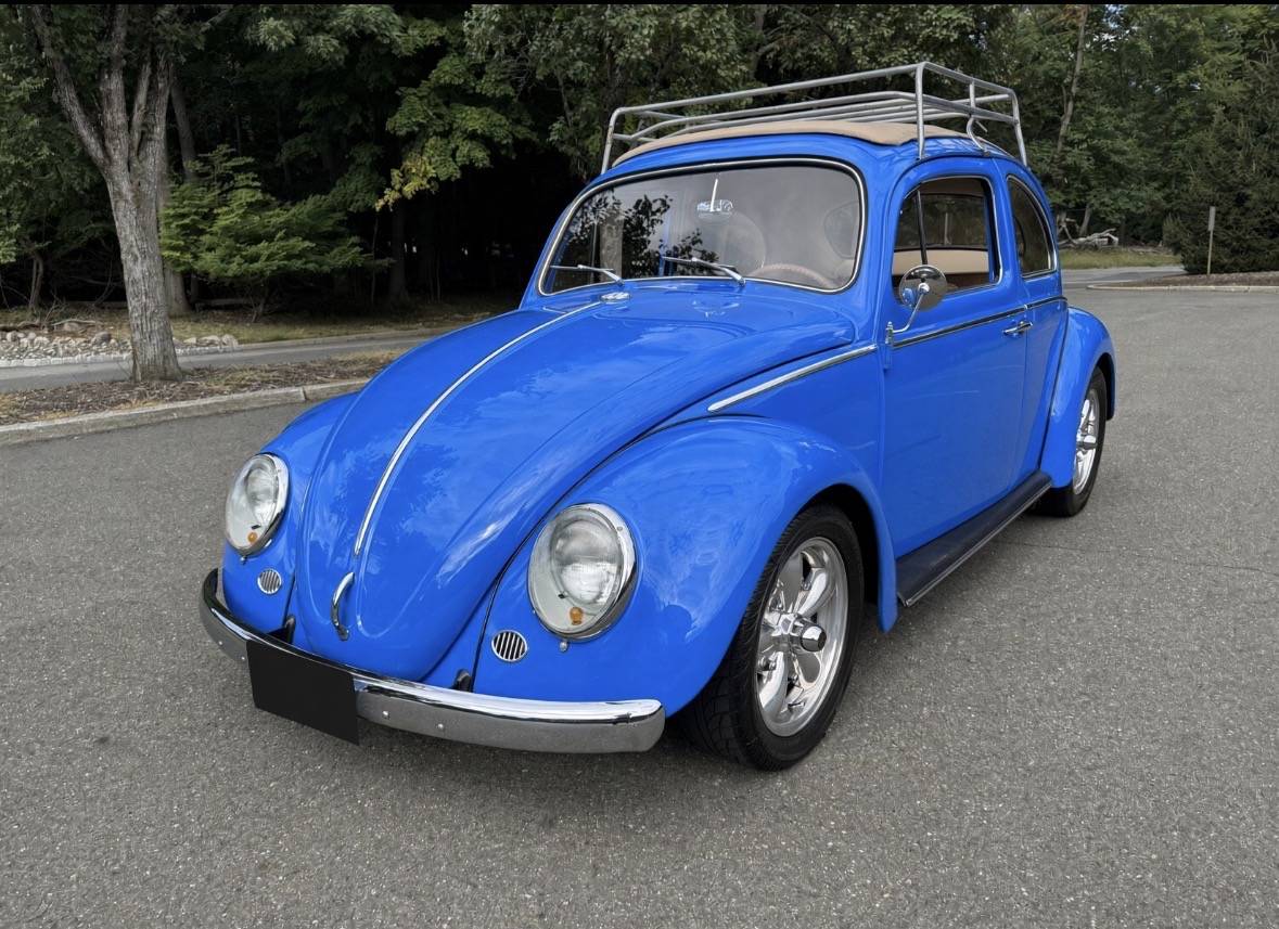 Volkswagen-Beetle-1960-Blue
