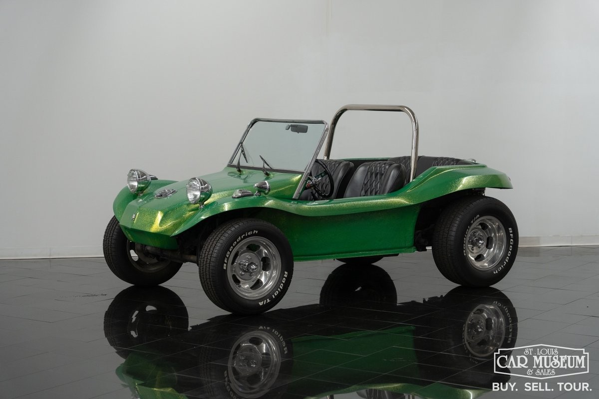 Volkswagen-Fiberfab-Clodhopper-Dune-Buggy-1966-Black-Vinyl