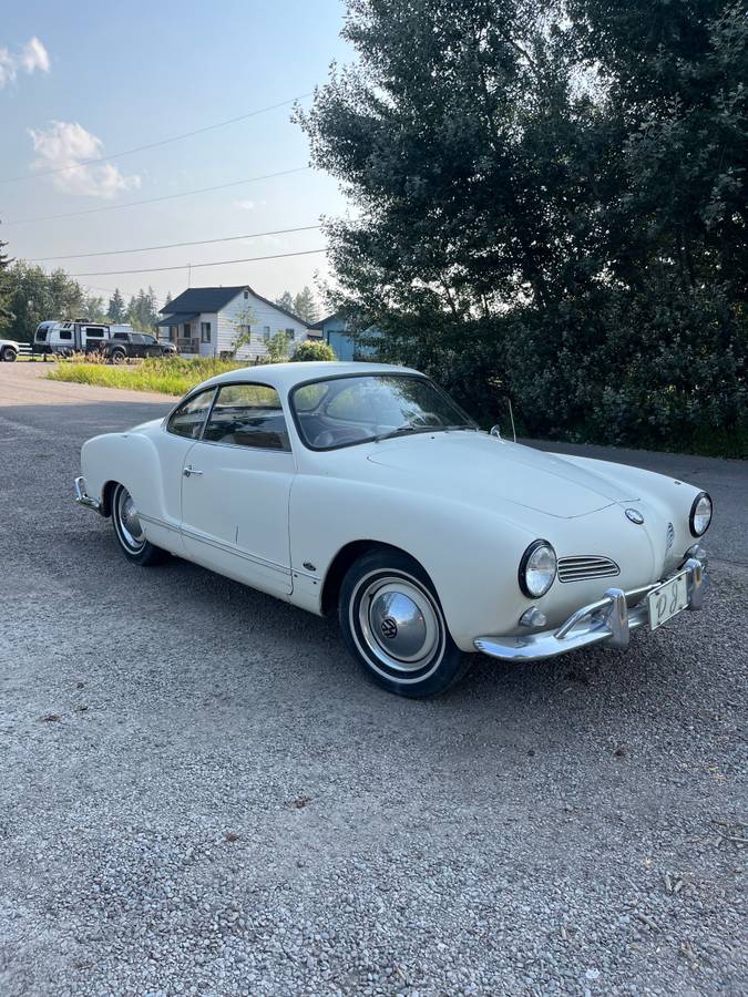 Volkswagen-Karmann-ghia-1961-White