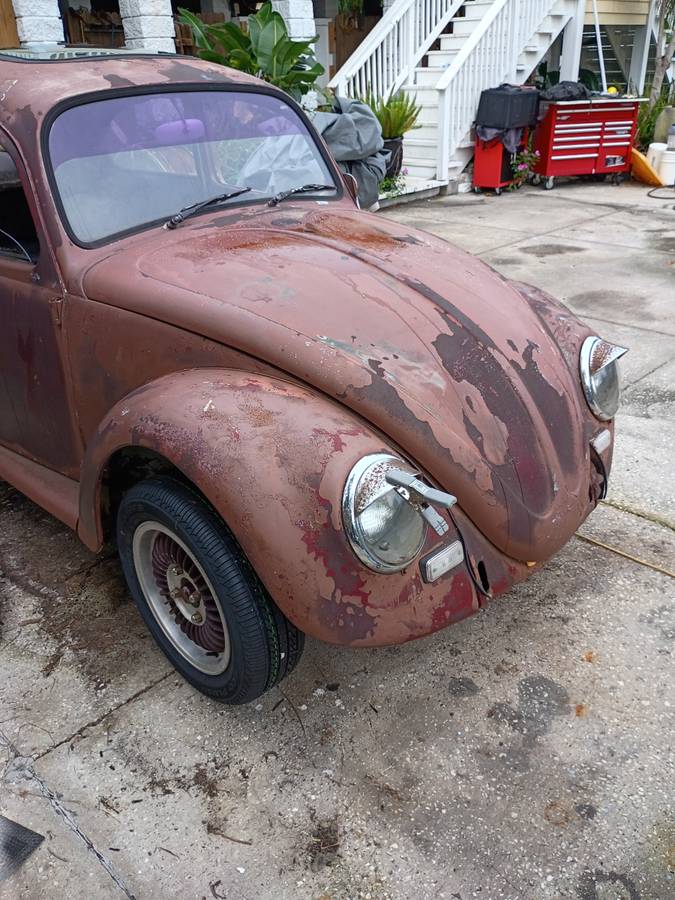 Volkswagen-Sedan-1966-Brown